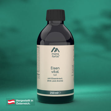 Mons Fortis Eisen Vital Saft flüssig, 250 ml – bei Eisenmangel