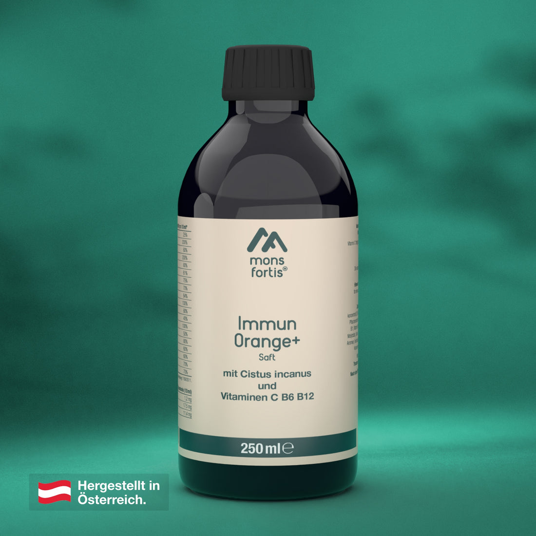 Mons Fortis Immun Orange Saft mit Vitamin C, 250 ml