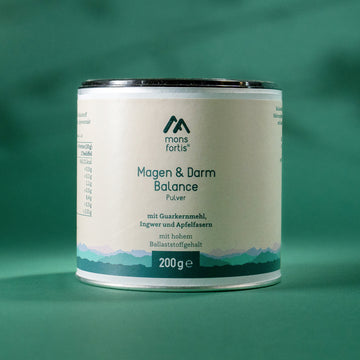 Mons Fortis Magen Darm Balance Pulver, 200 g – Ballaststoffe für die Darmflora