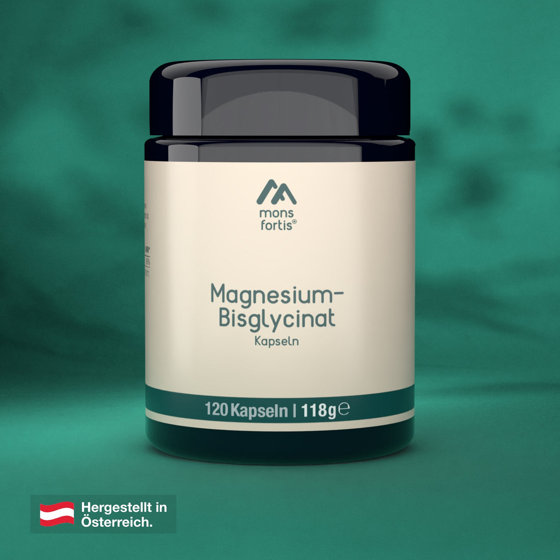 mons fortis magnesium bisglycinat kapseln 120 Stück im Mironglas