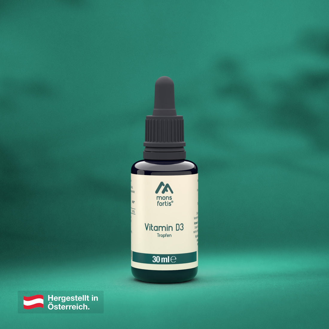 Mons Fortis Vitamin D3 Tropfen hochdosiert, 30 ml Fläschchen