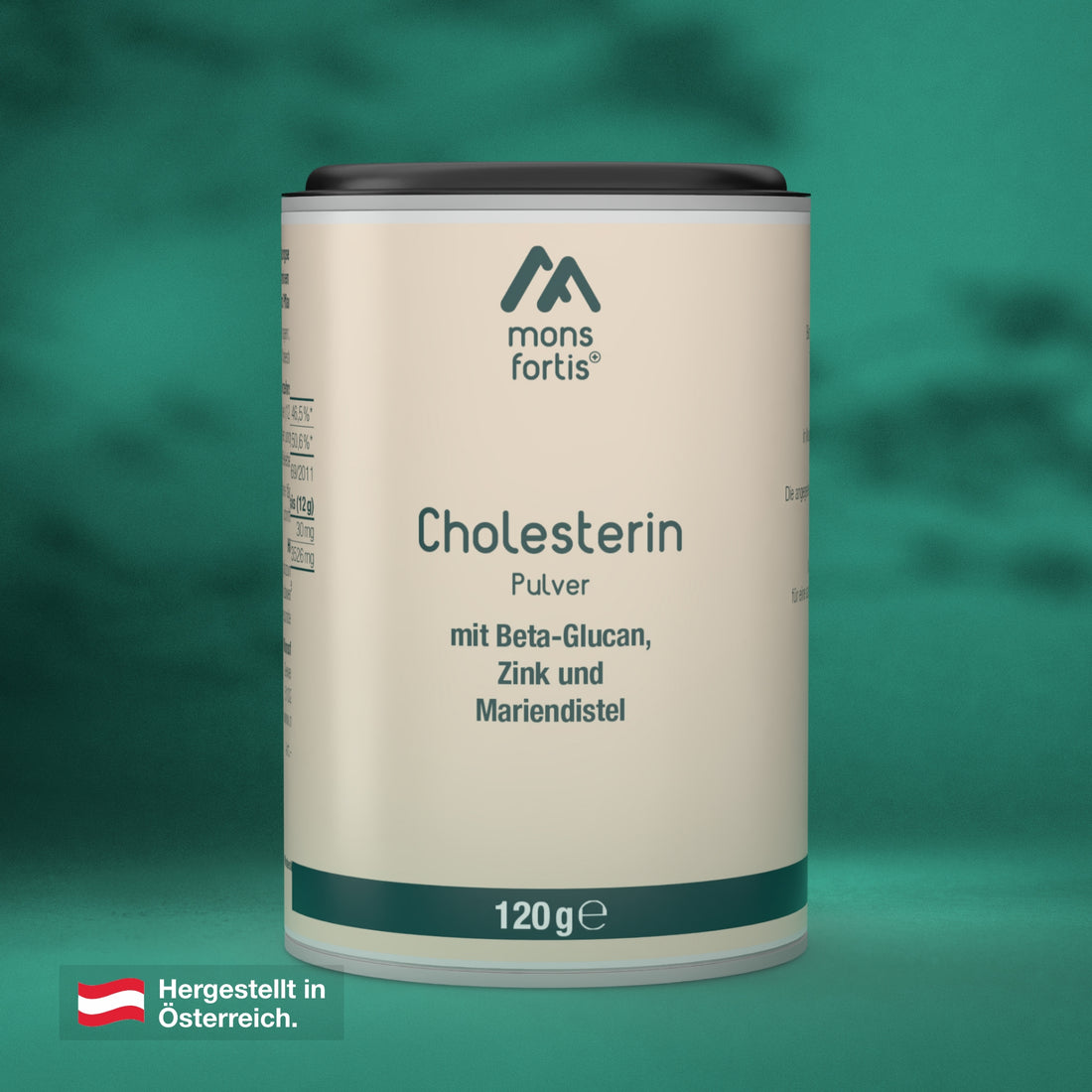 Mons Fortis Cholesterin Pulver, 120 g – zur natürlichen Cholesterinsenkung