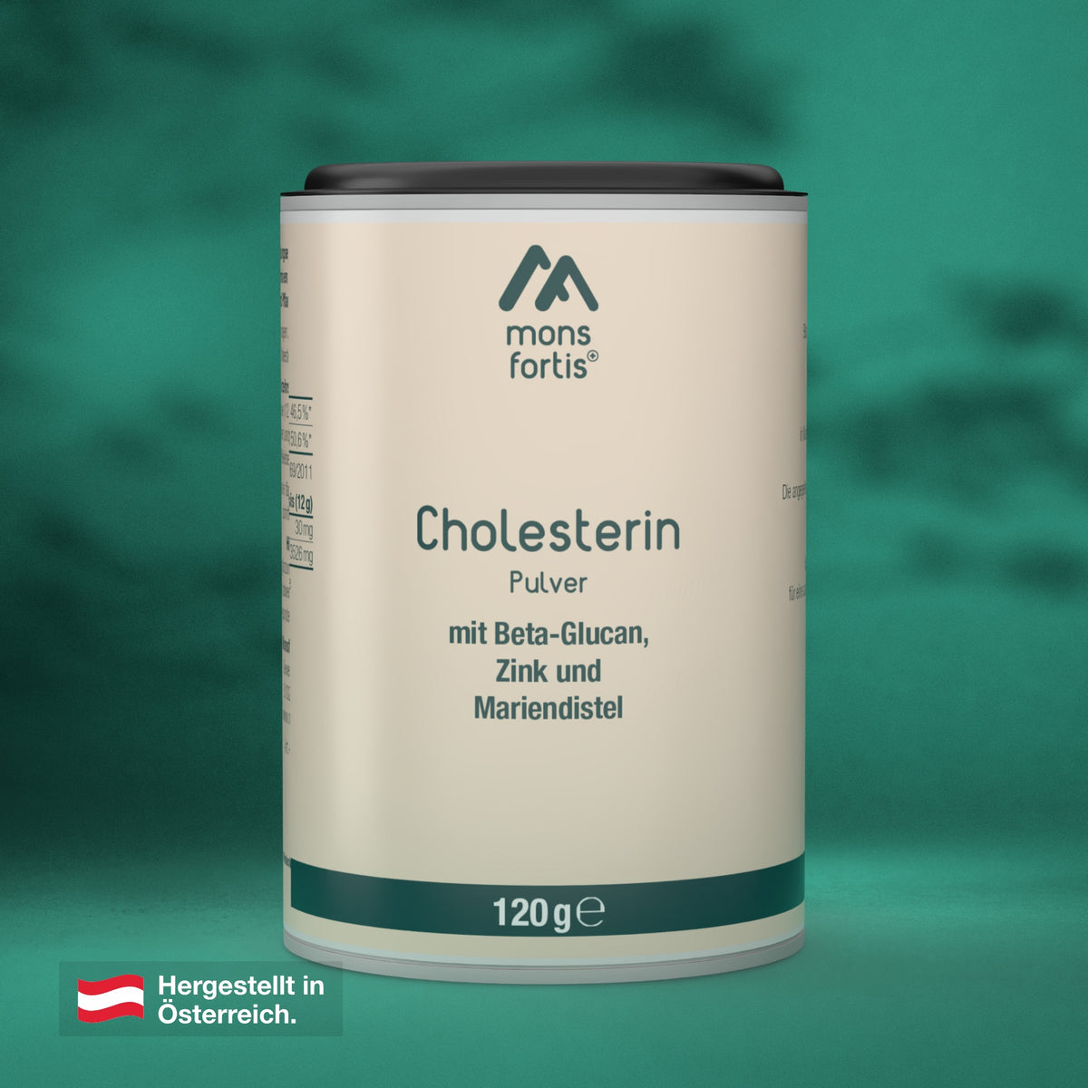 Mons Fortis Cholesterin Pulver, 120 g – zur natürlichen Cholesterinsenkung