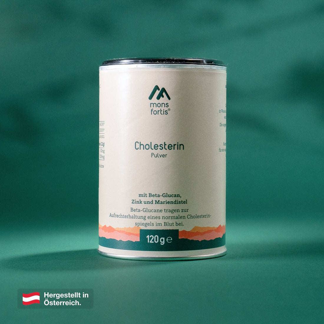 Mons Fortis Cholesterin Pulver, 120 g – zur natürlichen Cholesterinsenkung