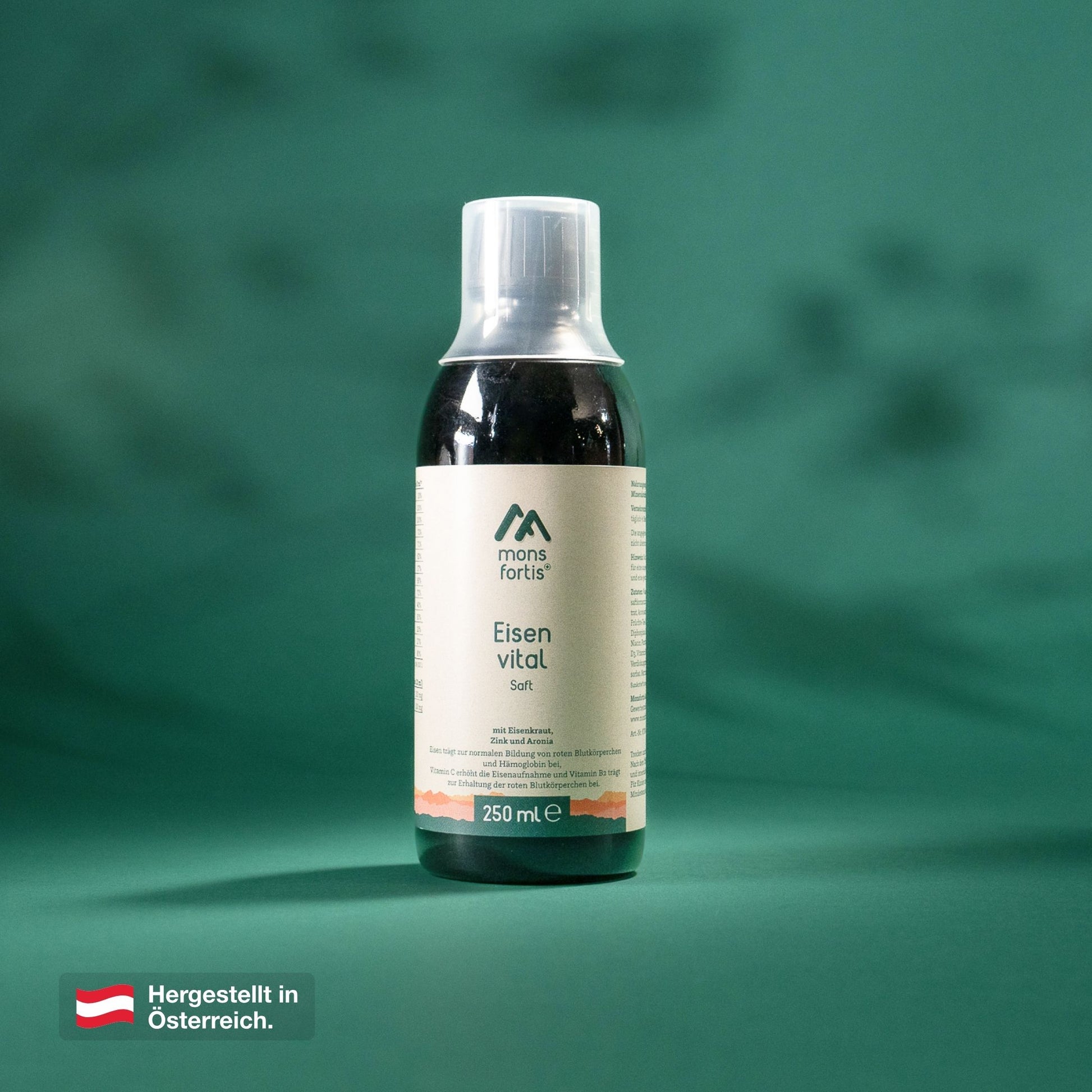 Mons Fortis Eisen Vital Saft flüssig, 250 ml – bei Eisenmangel