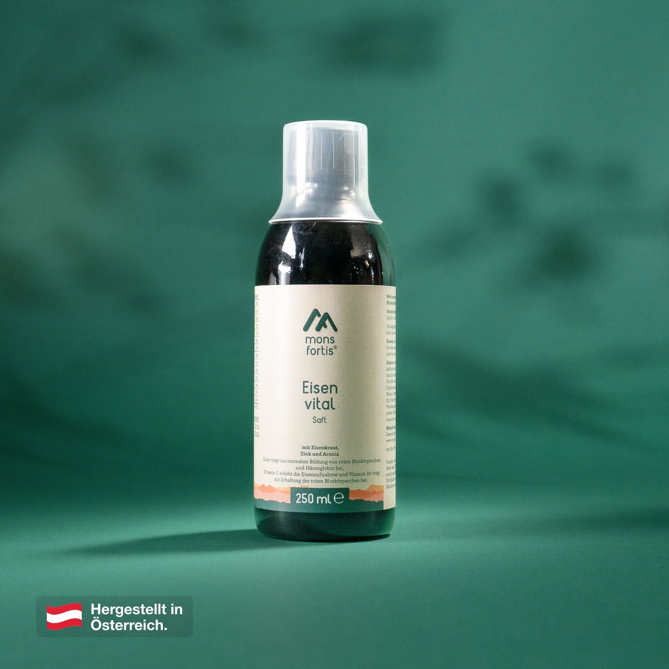 Mons Fortis Eisen Vital Saft flüssig, 250 ml – bei Eisenmangel