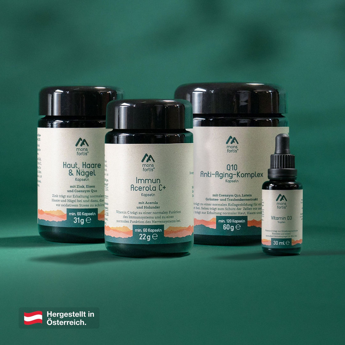 Mons Fortis Inner Beauty Bundle – Beauty-Vitamine für Haut, Haare, Nägel und Anti-Aging