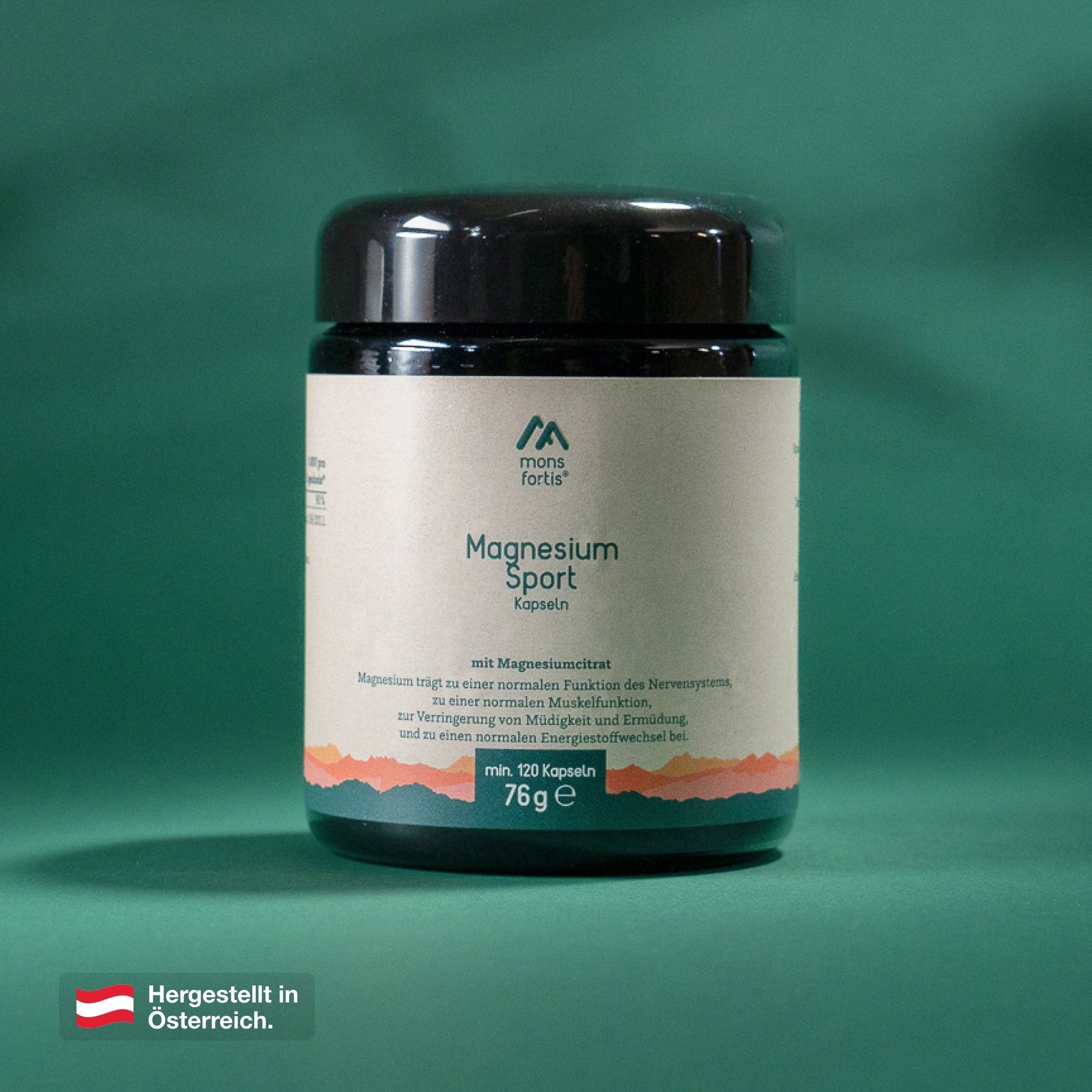 Mons Fortis Magnesium Sport Kapseln hochdosiert, 120 Stück