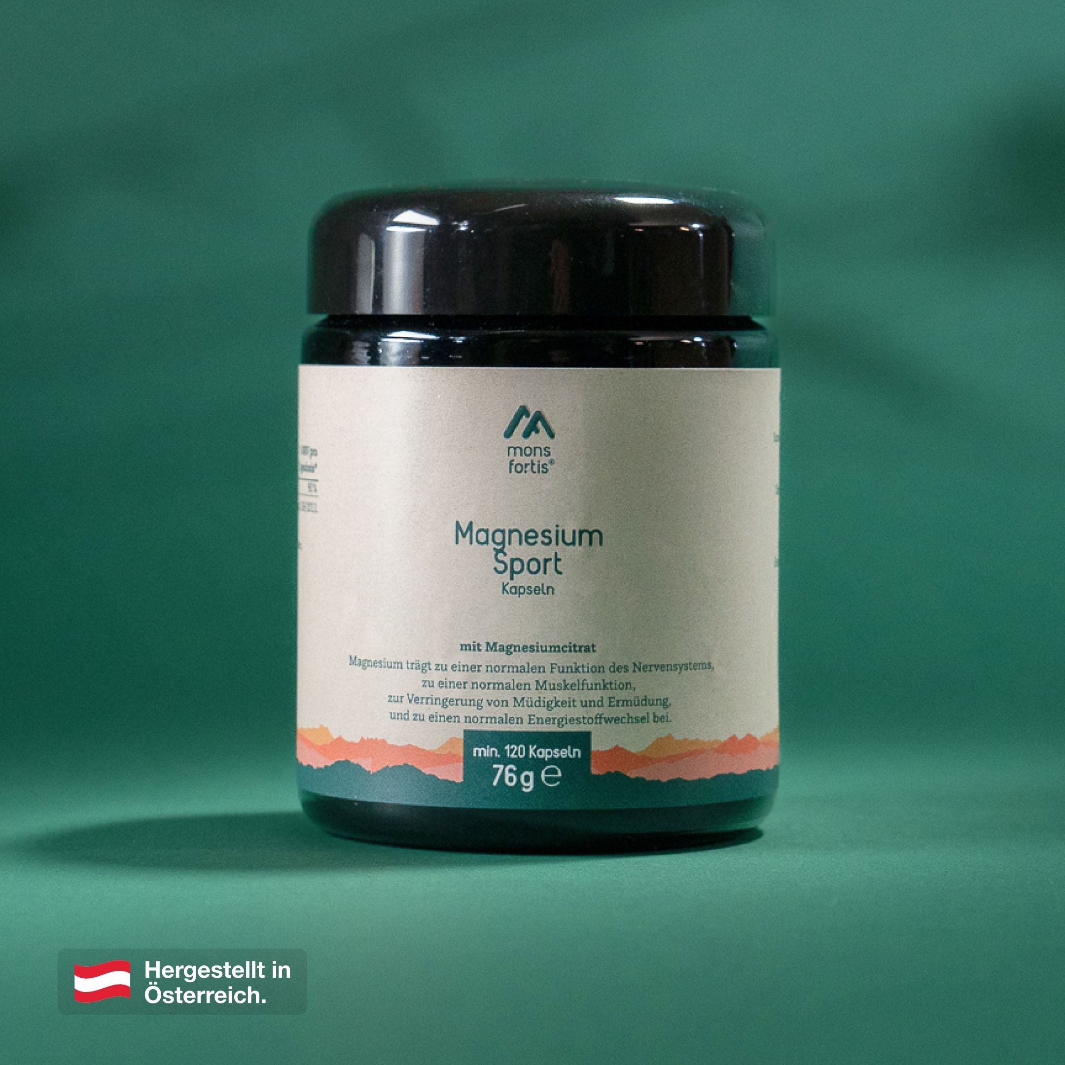 Mons Fortis Magnesium Sport Kapseln hochdosiert, 120 Stück